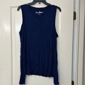 Sam Edelman Navy Blue Cold Shoulder Top